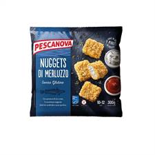 NUGGETS DI MERLUZZO S.GLUTINE 300GR C. 10/12PZ