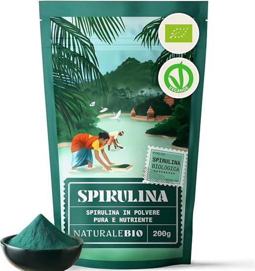 ALGA SPIRULINA IN POLVERE 200GR