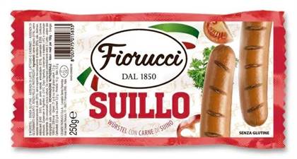 WURSTEL SUILLO 250GR FIORUCCI