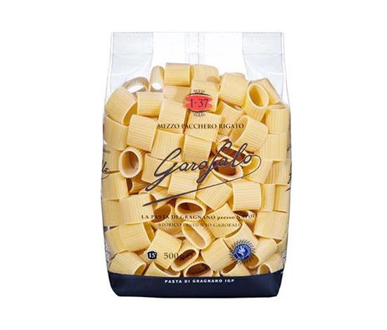 MEZZI PACCHERI RIGATI NR.137 GAROGALO GR.500X12 GR.IGP