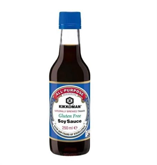 SALSA SOIA 250ML S/GLUT.KIKKOMAN